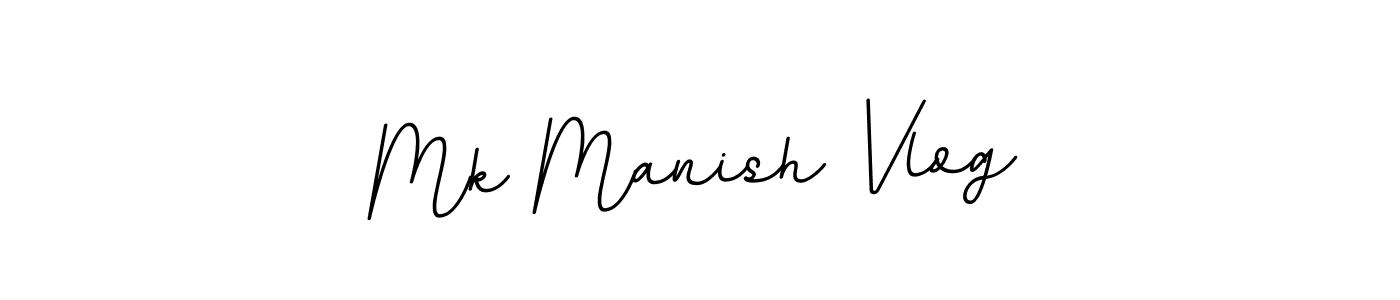 This is the best signature style for the Mk Manish Vlog name. Also you like these signature font (BallpointsItalic-DORy9). Mix name signature. Mk Manish Vlog signature style 11 images and pictures png