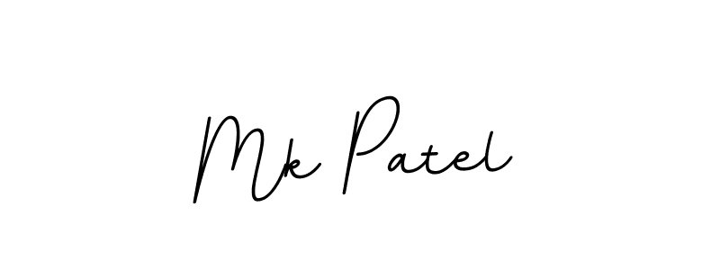 Make a beautiful signature design for name Mk Patel. With this signature (BallpointsItalic-DORy9) style, you can create a handwritten signature for free. Mk Patel signature style 11 images and pictures png