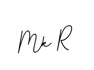 Create a beautiful signature design for name Mk R. With this signature (BallpointsItalic-DORy9) fonts, you can make a handwritten signature for free. Mk R signature style 11 images and pictures png