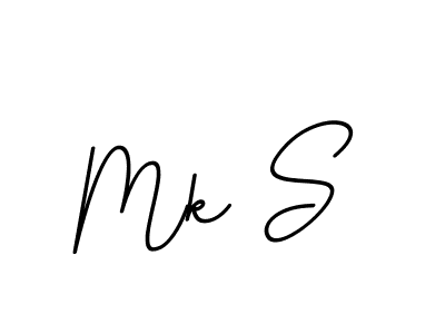 Use a signature maker to create a handwritten signature online. With this signature software, you can design (BallpointsItalic-DORy9) your own signature for name Mk S. Mk S signature style 11 images and pictures png