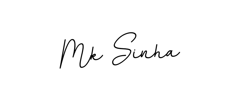 Make a beautiful signature design for name Mk Sinha. With this signature (BallpointsItalic-DORy9) style, you can create a handwritten signature for free. Mk Sinha signature style 11 images and pictures png