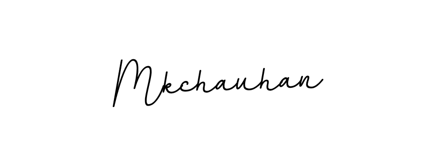 How to make Mkchauhan signature? BallpointsItalic-DORy9 is a professional autograph style. Create handwritten signature for Mkchauhan name. Mkchauhan signature style 11 images and pictures png