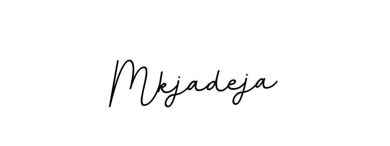 The best way (BallpointsItalic-DORy9) to make a short signature is to pick only two or three words in your name. The name Mkjadeja include a total of six letters. For converting this name. Mkjadeja signature style 11 images and pictures png