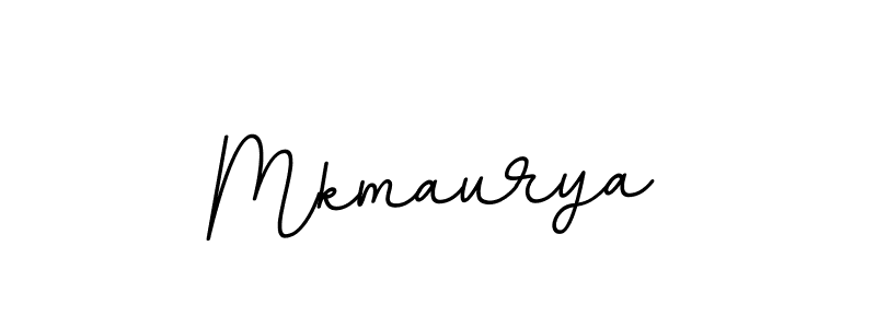 Use a signature maker to create a handwritten signature online. With this signature software, you can design (BallpointsItalic-DORy9) your own signature for name Mkmaurya. Mkmaurya signature style 11 images and pictures png