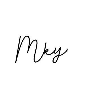 How to make Mky signature? BallpointsItalic-DORy9 is a professional autograph style. Create handwritten signature for Mky name. Mky signature style 11 images and pictures png