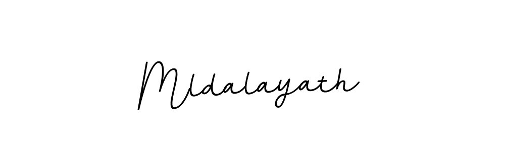 Design your own signature with our free online signature maker. With this signature software, you can create a handwritten (BallpointsItalic-DORy9) signature for name Mldalayath. Mldalayath signature style 11 images and pictures png