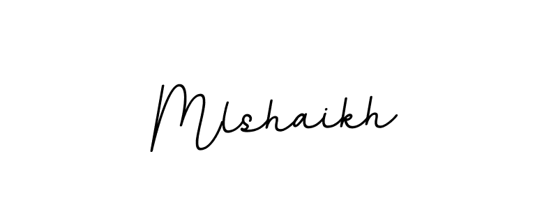 Create a beautiful signature design for name Mlshaikh. With this signature (BallpointsItalic-DORy9) fonts, you can make a handwritten signature for free. Mlshaikh signature style 11 images and pictures png