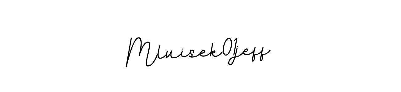 Use a signature maker to create a handwritten signature online. With this signature software, you can design (BallpointsItalic-DORy9) your own signature for name Mluisek01jeff. Mluisek01jeff signature style 11 images and pictures png