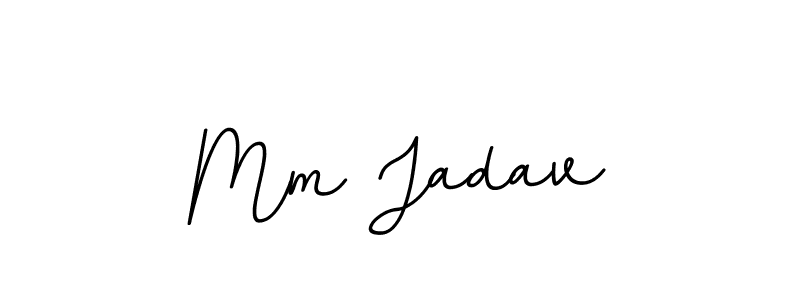 Design your own signature with our free online signature maker. With this signature software, you can create a handwritten (BallpointsItalic-DORy9) signature for name Mm Jadav. Mm Jadav signature style 11 images and pictures png