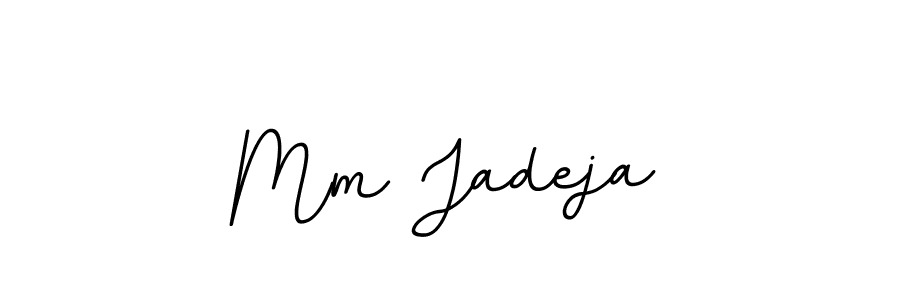 Design your own signature with our free online signature maker. With this signature software, you can create a handwritten (BallpointsItalic-DORy9) signature for name Mm Jadeja. Mm Jadeja signature style 11 images and pictures png