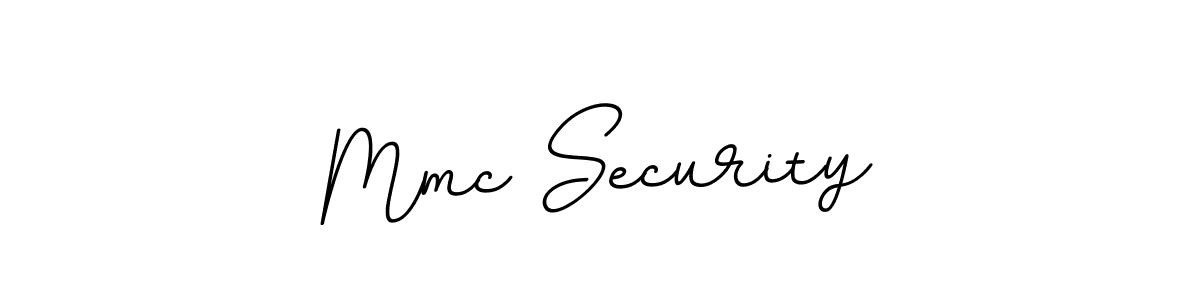 Design your own signature with our free online signature maker. With this signature software, you can create a handwritten (BallpointsItalic-DORy9) signature for name Mmc Security. Mmc Security signature style 11 images and pictures png