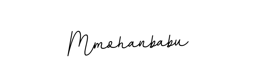 Use a signature maker to create a handwritten signature online. With this signature software, you can design (BallpointsItalic-DORy9) your own signature for name Mmohanbabu. Mmohanbabu signature style 11 images and pictures png