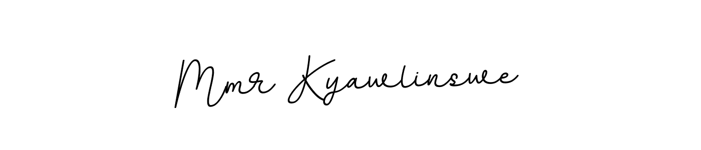 How to make Mmr Kyawlinswe signature? BallpointsItalic-DORy9 is a professional autograph style. Create handwritten signature for Mmr Kyawlinswe name. Mmr Kyawlinswe signature style 11 images and pictures png