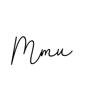 Design your own signature with our free online signature maker. With this signature software, you can create a handwritten (BallpointsItalic-DORy9) signature for name Mmu. Mmu signature style 11 images and pictures png