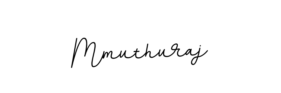 The best way (BallpointsItalic-DORy9) to make a short signature is to pick only two or three words in your name. The name Mmuthuraj include a total of six letters. For converting this name. Mmuthuraj signature style 11 images and pictures png