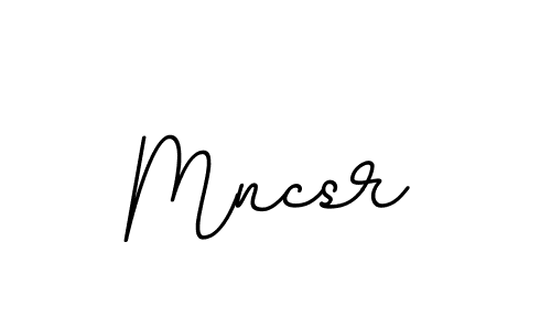 Use a signature maker to create a handwritten signature online. With this signature software, you can design (BallpointsItalic-DORy9) your own signature for name Mncsr. Mncsr signature style 11 images and pictures png