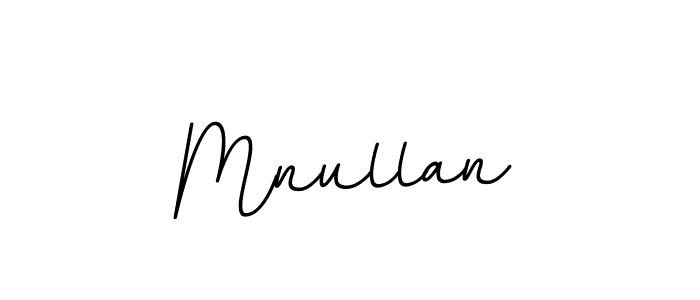 Mnullan stylish signature style. Best Handwritten Sign (BallpointsItalic-DORy9) for my name. Handwritten Signature Collection Ideas for my name Mnullan. Mnullan signature style 11 images and pictures png