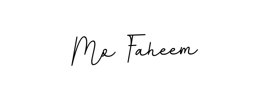 Design your own signature with our free online signature maker. With this signature software, you can create a handwritten (BallpointsItalic-DORy9) signature for name Mo Faheem. Mo Faheem signature style 11 images and pictures png