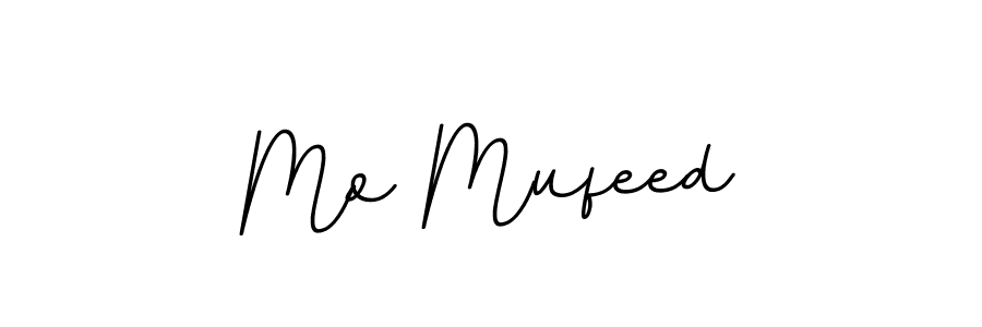 Design your own signature with our free online signature maker. With this signature software, you can create a handwritten (BallpointsItalic-DORy9) signature for name Mo Mufeed. Mo Mufeed signature style 11 images and pictures png