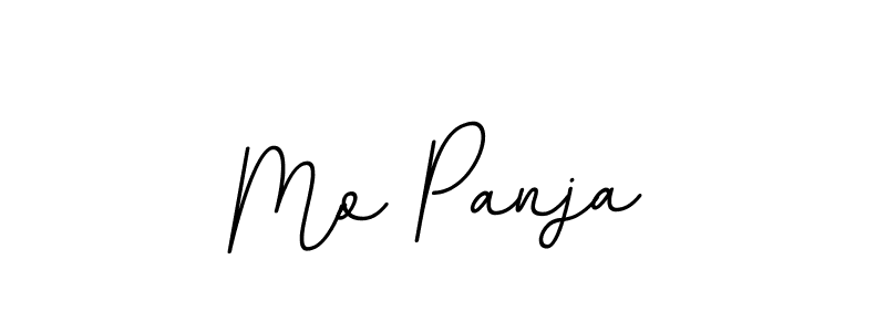 The best way (BallpointsItalic-DORy9) to make a short signature is to pick only two or three words in your name. The name Mo Panja include a total of six letters. For converting this name. Mo Panja signature style 11 images and pictures png