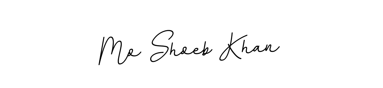 Mo Shoeb Khan stylish signature style. Best Handwritten Sign (BallpointsItalic-DORy9) for my name. Handwritten Signature Collection Ideas for my name Mo Shoeb Khan. Mo Shoeb Khan signature style 11 images and pictures png