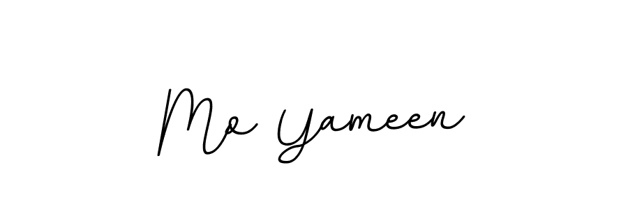Use a signature maker to create a handwritten signature online. With this signature software, you can design (BallpointsItalic-DORy9) your own signature for name Mo Yameen. Mo Yameen signature style 11 images and pictures png