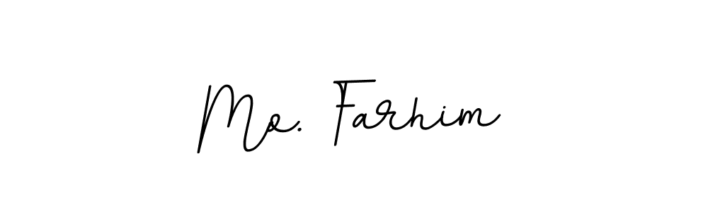 The best way (BallpointsItalic-DORy9) to make a short signature is to pick only two or three words in your name. The name Mo. Farhim include a total of six letters. For converting this name. Mo. Farhim signature style 11 images and pictures png