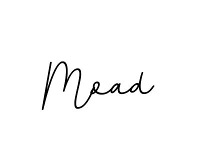 Make a beautiful signature design for name Moad. With this signature (BallpointsItalic-DORy9) style, you can create a handwritten signature for free. Moad signature style 11 images and pictures png