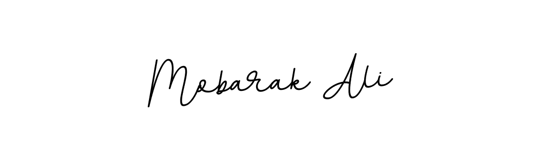 How to make Mobarak Ali name signature. Use BallpointsItalic-DORy9 style for creating short signs online. This is the latest handwritten sign. Mobarak Ali signature style 11 images and pictures png