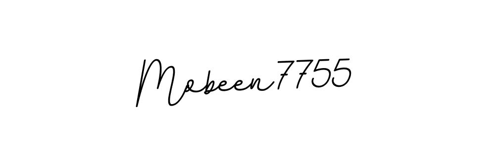 Create a beautiful signature design for name Mobeen7755. With this signature (BallpointsItalic-DORy9) fonts, you can make a handwritten signature for free. Mobeen7755 signature style 11 images and pictures png