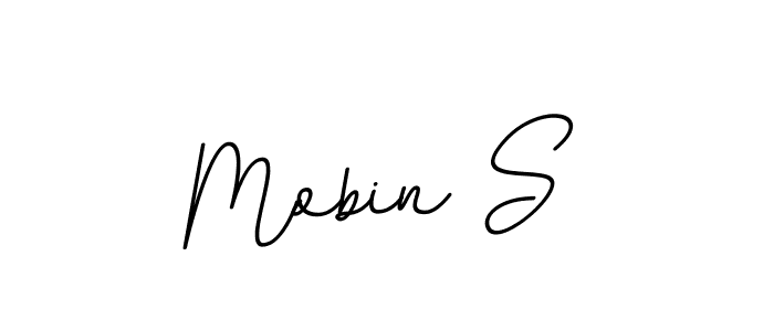 This is the best signature style for the Mobin S name. Also you like these signature font (BallpointsItalic-DORy9). Mix name signature. Mobin S signature style 11 images and pictures png