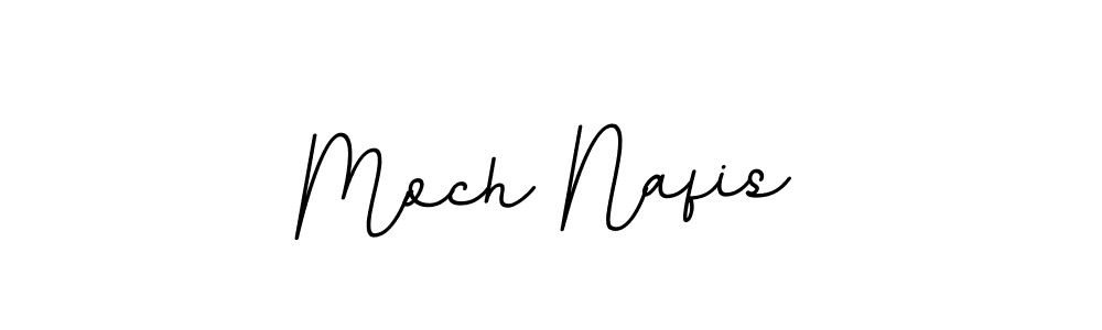 Create a beautiful signature design for name Moch Nafis. With this signature (BallpointsItalic-DORy9) fonts, you can make a handwritten signature for free. Moch Nafis signature style 11 images and pictures png