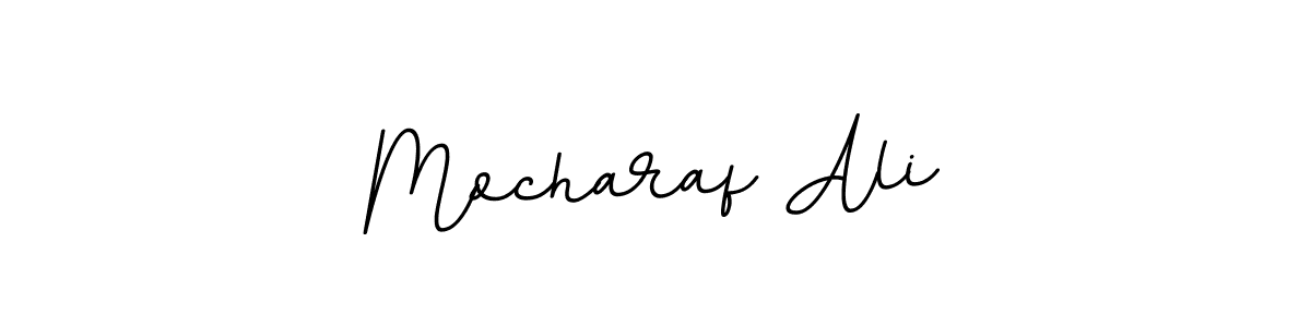 You should practise on your own different ways (BallpointsItalic-DORy9) to write your name (Mocharaf Ali) in signature. don't let someone else do it for you. Mocharaf Ali signature style 11 images and pictures png