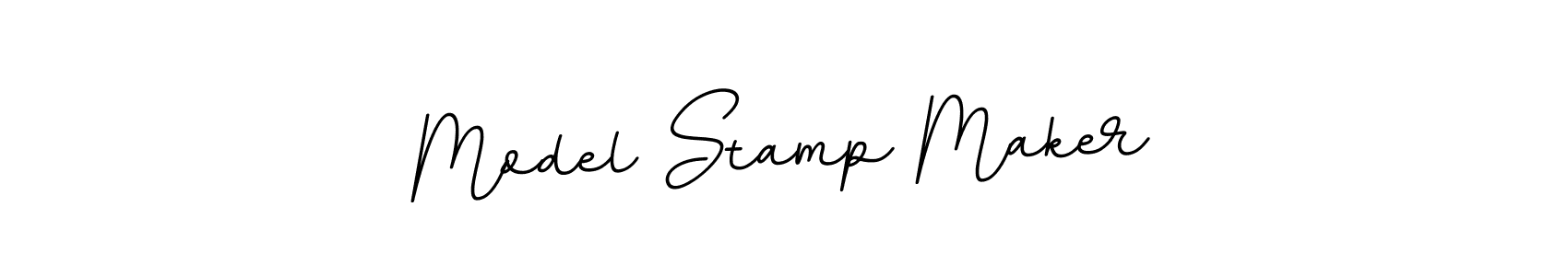 Make a beautiful signature design for name Model Stamp Maker. With this signature (BallpointsItalic-DORy9) style, you can create a handwritten signature for free. Model Stamp Maker signature style 11 images and pictures png
