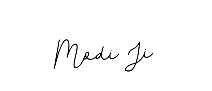 How to make Modi Ji name signature. Use BallpointsItalic-DORy9 style for creating short signs online. This is the latest handwritten sign. Modi Ji signature style 11 images and pictures png