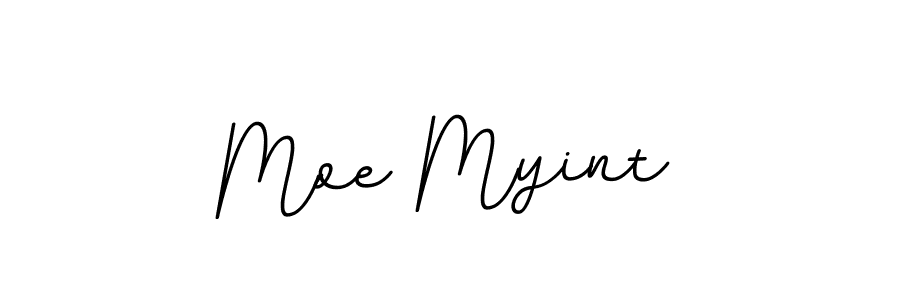 You should practise on your own different ways (BallpointsItalic-DORy9) to write your name (Moe Myint) in signature. don't let someone else do it for you. Moe Myint signature style 11 images and pictures png