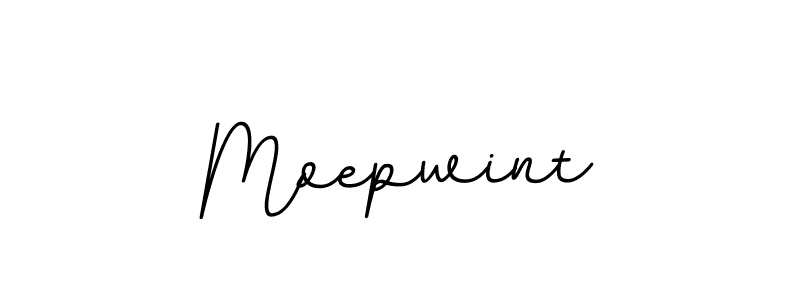How to Draw Moepwint signature style? BallpointsItalic-DORy9 is a latest design signature styles for name Moepwint. Moepwint signature style 11 images and pictures png