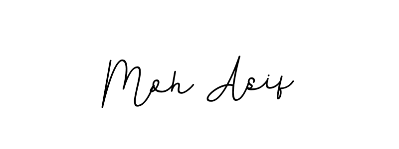 This is the best signature style for the Moh Asif name. Also you like these signature font (BallpointsItalic-DORy9). Mix name signature. Moh Asif signature style 11 images and pictures png