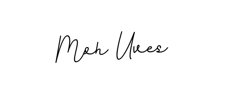 Design your own signature with our free online signature maker. With this signature software, you can create a handwritten (BallpointsItalic-DORy9) signature for name Moh Uves. Moh Uves signature style 11 images and pictures png