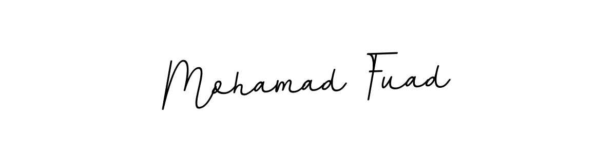 How to make Mohamad Fuad name signature. Use BallpointsItalic-DORy9 style for creating short signs online. This is the latest handwritten sign. Mohamad Fuad signature style 11 images and pictures png