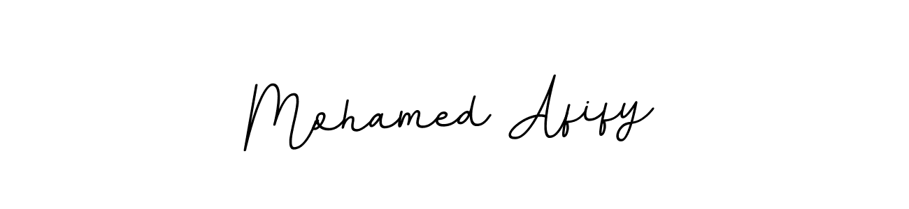 Use a signature maker to create a handwritten signature online. With this signature software, you can design (BallpointsItalic-DORy9) your own signature for name Mohamed Afify. Mohamed Afify signature style 11 images and pictures png