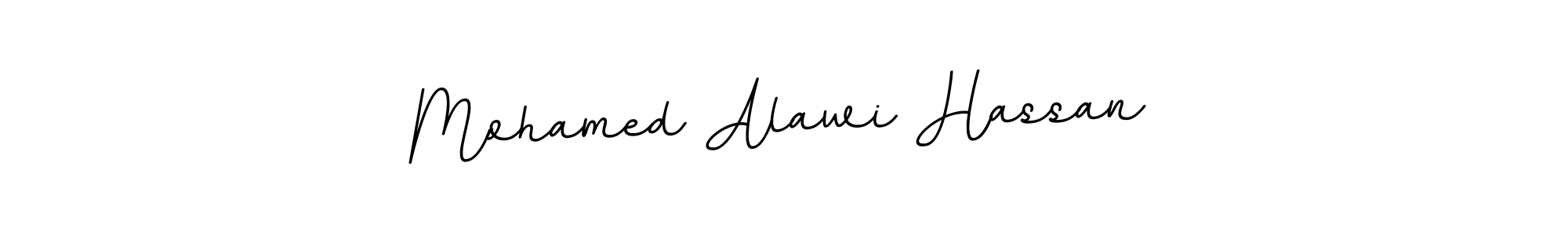 Use a signature maker to create a handwritten signature online. With this signature software, you can design (BallpointsItalic-DORy9) your own signature for name Mohamed Alawi Hassan. Mohamed Alawi Hassan signature style 11 images and pictures png