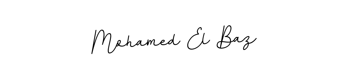 Mohamed El Baz stylish signature style. Best Handwritten Sign (BallpointsItalic-DORy9) for my name. Handwritten Signature Collection Ideas for my name Mohamed El Baz. Mohamed El Baz signature style 11 images and pictures png