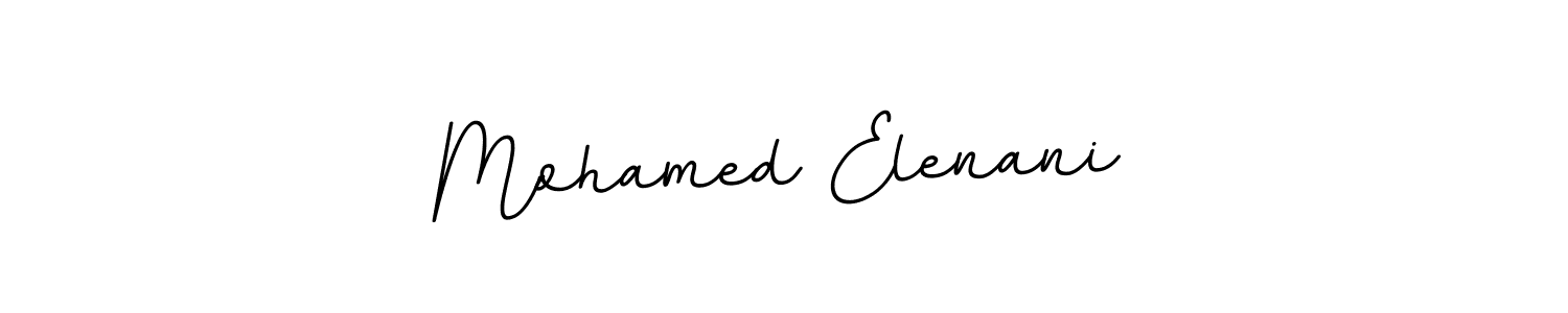 How to make Mohamed Elenani name signature. Use BallpointsItalic-DORy9 style for creating short signs online. This is the latest handwritten sign. Mohamed Elenani signature style 11 images and pictures png