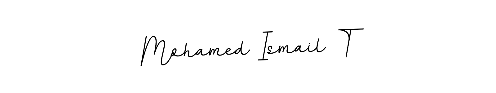 Also You can easily find your signature by using the search form. We will create Mohamed Ismail T name handwritten signature images for you free of cost using BallpointsItalic-DORy9 sign style. Mohamed Ismail T signature style 11 images and pictures png