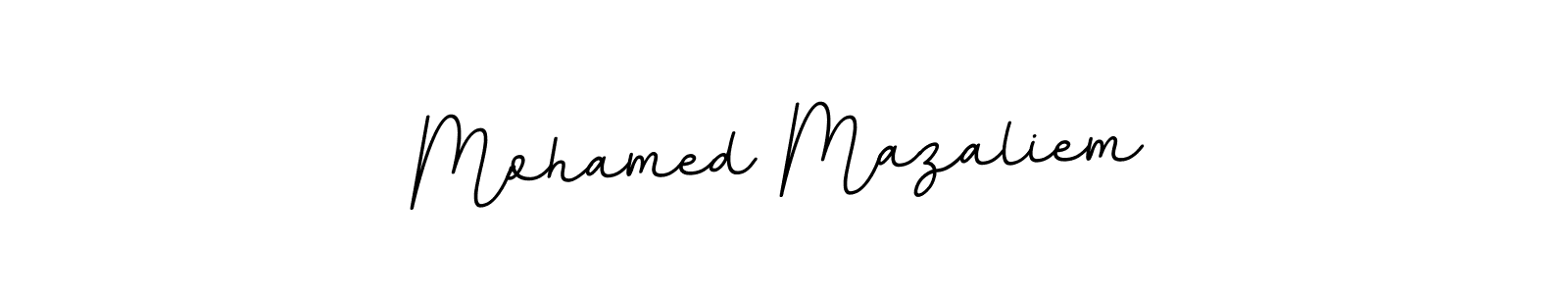 The best way (BallpointsItalic-DORy9) to make a short signature is to pick only two or three words in your name. The name Mohamed Mazaliem include a total of six letters. For converting this name. Mohamed Mazaliem signature style 11 images and pictures png