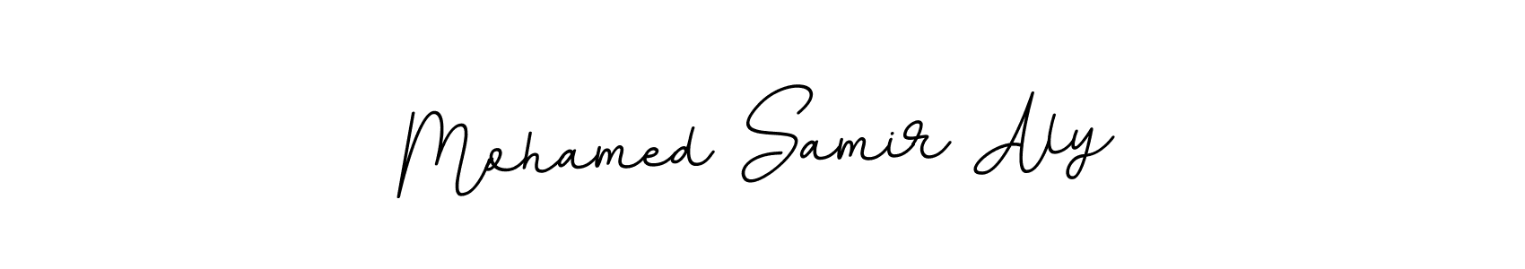 Make a beautiful signature design for name Mohamed Samir Aly. With this signature (BallpointsItalic-DORy9) style, you can create a handwritten signature for free. Mohamed Samir Aly signature style 11 images and pictures png