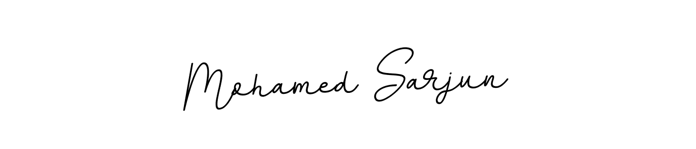 Use a signature maker to create a handwritten signature online. With this signature software, you can design (BallpointsItalic-DORy9) your own signature for name Mohamed Sarjun. Mohamed Sarjun signature style 11 images and pictures png