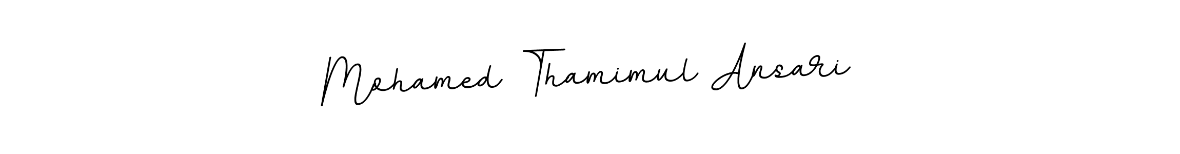 How to make Mohamed Thamimul Ansari name signature. Use BallpointsItalic-DORy9 style for creating short signs online. This is the latest handwritten sign. Mohamed Thamimul Ansari signature style 11 images and pictures png