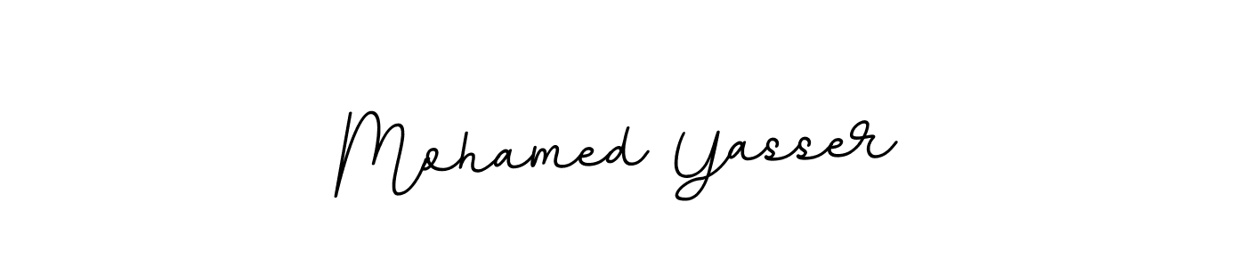 The best way (BallpointsItalic-DORy9) to make a short signature is to pick only two or three words in your name. The name Mohamed Yasser include a total of six letters. For converting this name. Mohamed Yasser signature style 11 images and pictures png